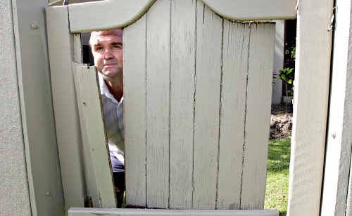 Glenn Dirix says that police overreacted when they broke down his fence and arrested him. Glenn Dirix says that police overreacted when they broke down his fence and arrested him.